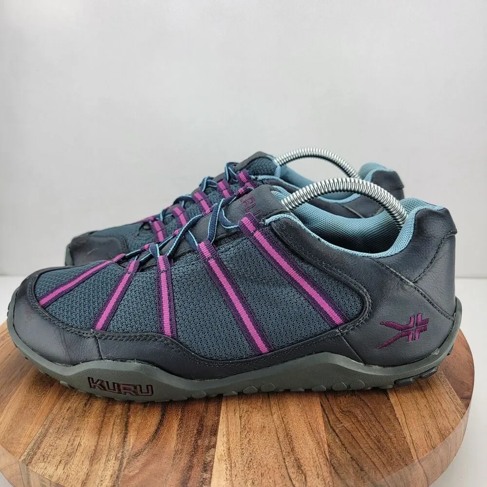 Kuru Womens Size 10.5 Chicane Gray & Purple Trail Hiking Walking Shoes 200620E